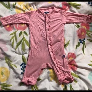 Kickee Pants Preemie Lotus Ruffle Coverall